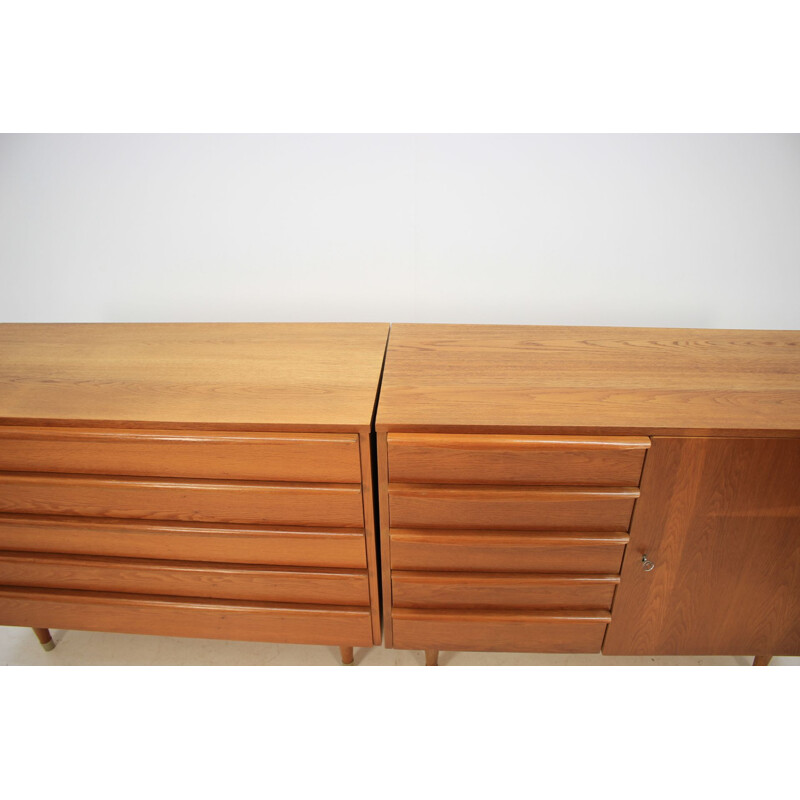 Pair of vintage wooden sideboards