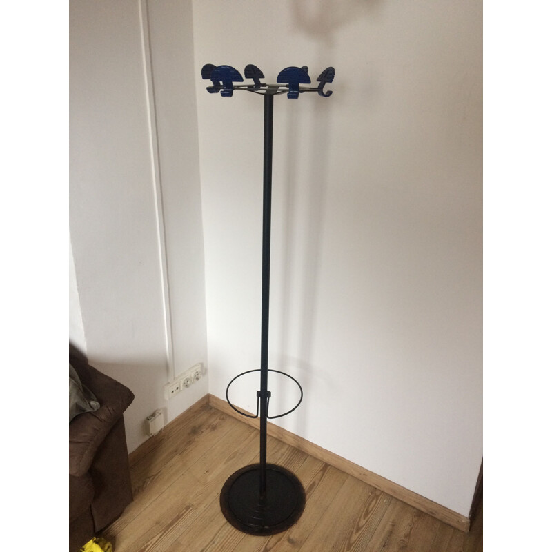 Vintage metal coat rack