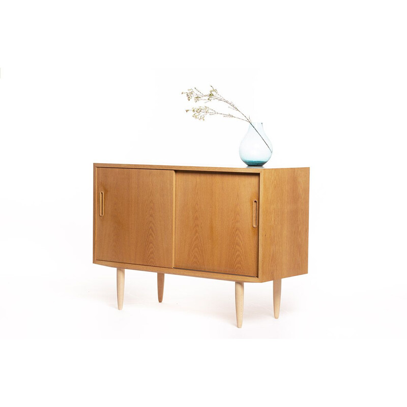 Buffet vintage en chêne clair par Carlo Jensen