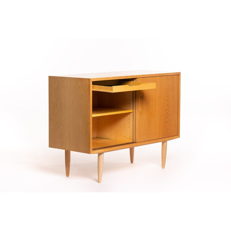 Buffet vintage en chêne clair par Carlo Jensen