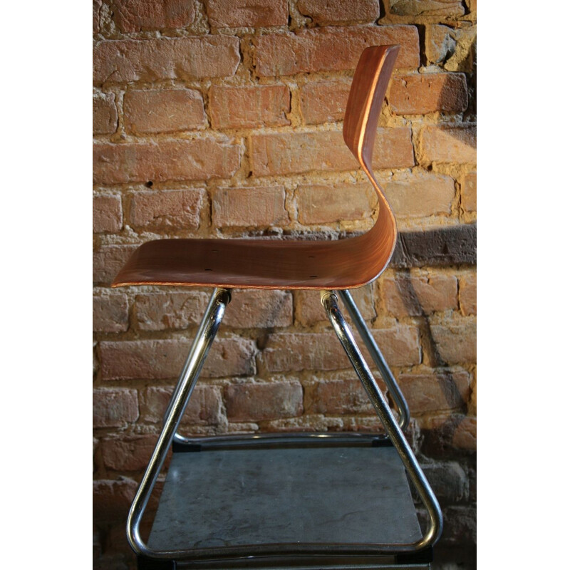 Pair of vintage chairs by Adam Stegner for Elmar Flototto, 1960
