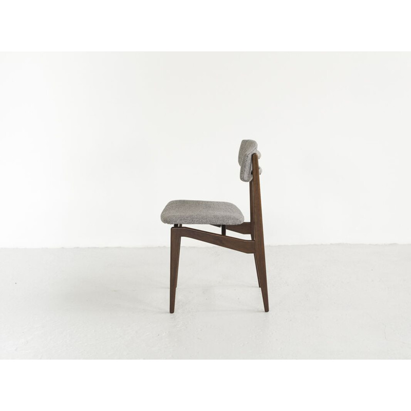 Suite de 6 chaises vintage danoises en palissandre massif
