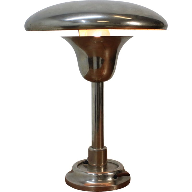 Vintage chrome Bauhaus lamp
