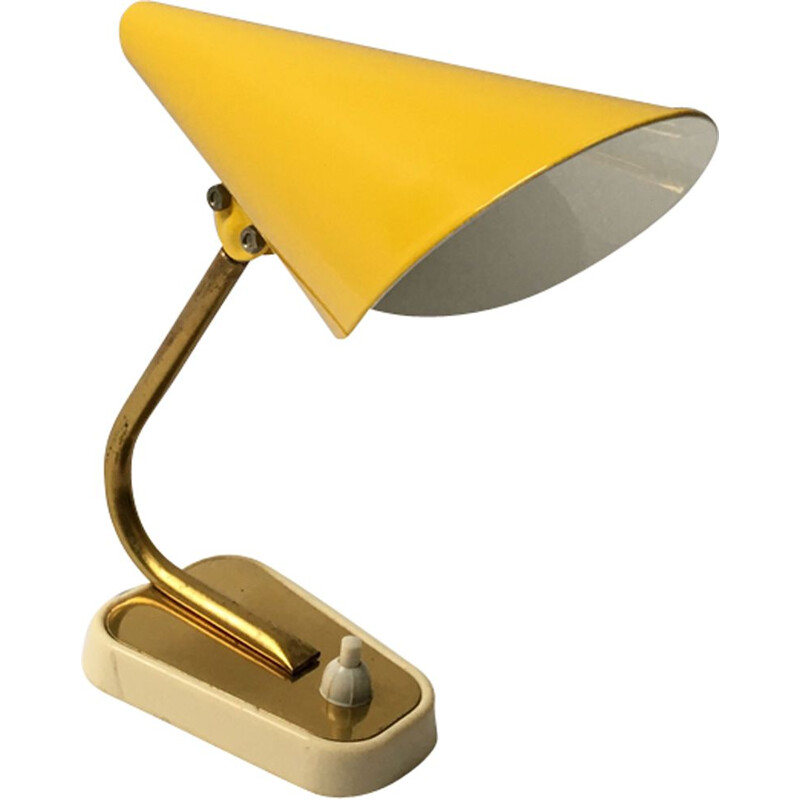 Vintage yellow lamp 1960