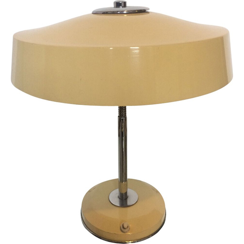 Vintage Mushroom lamp in metal