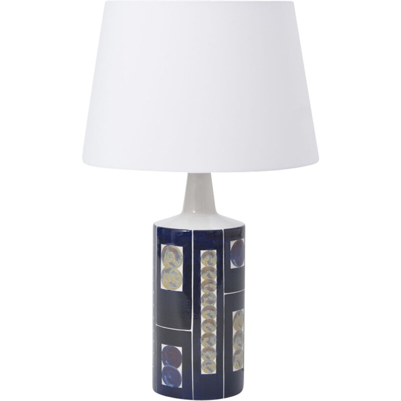 Vintage ceramic table lamp by Ingelise Kofoed