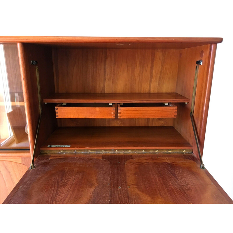 Vintage scandinavian sideboard for Gerhard Berg in teak 1960