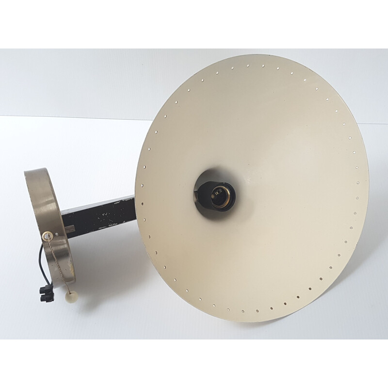 Vintage beige wall lamp 1950