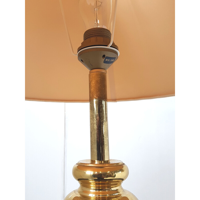 Maison Le Dauphin vintage vloerlamp in zwart staal 1970