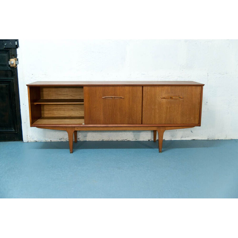 Vintage sliding sideboard for Jentique made in teak 1960