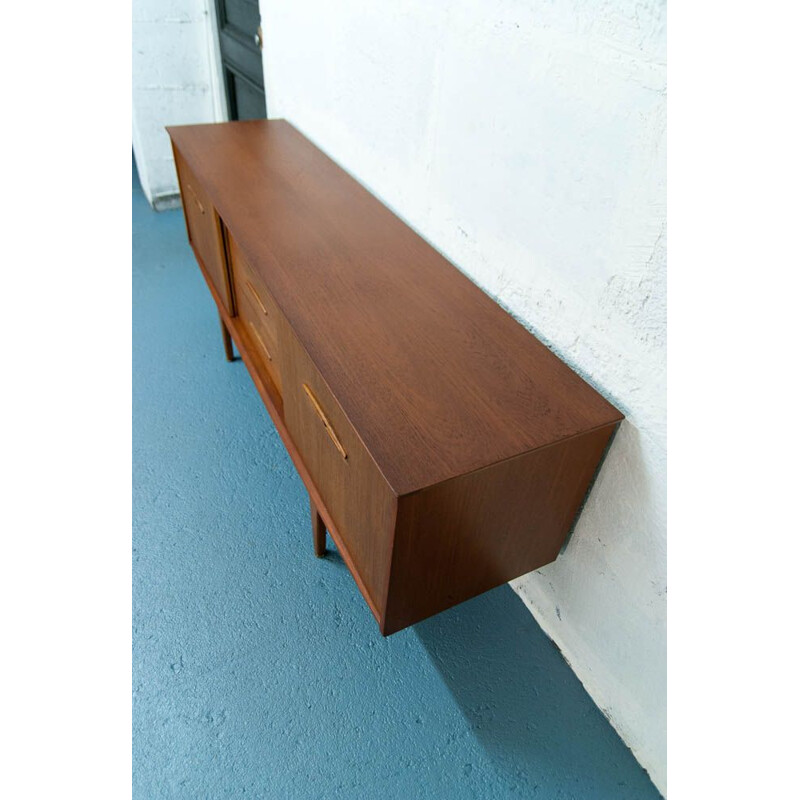 Vintage sliding sideboard for Jentique made in teak 1960