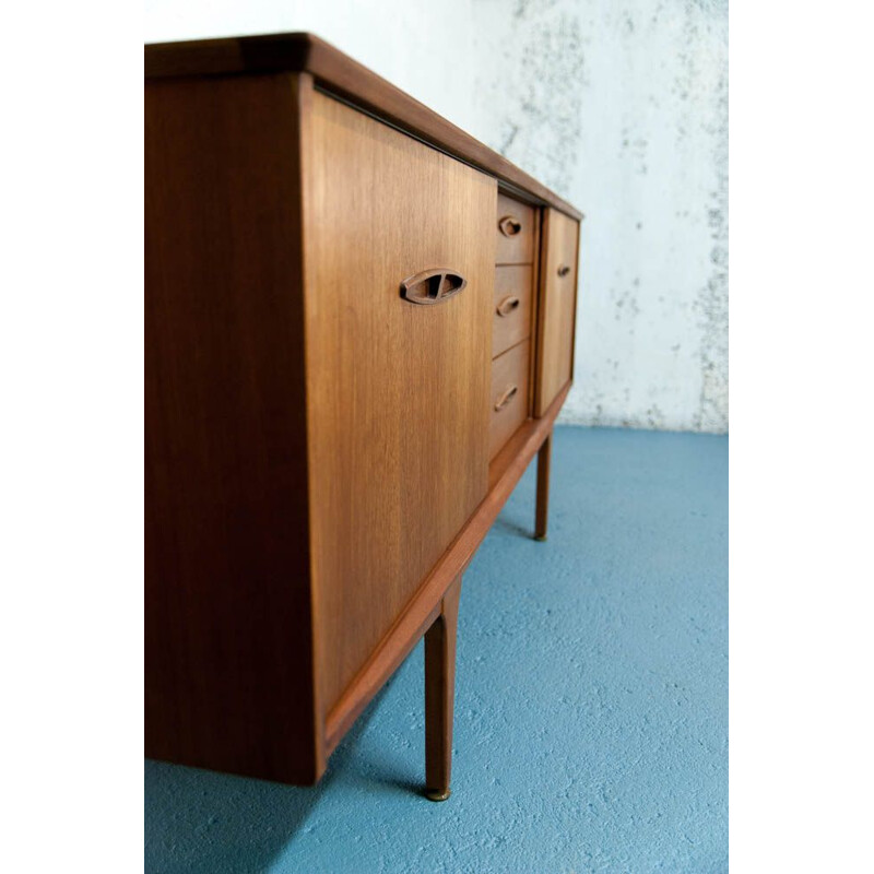 Vintage sliding sideboard for Jentique made in teak 1960