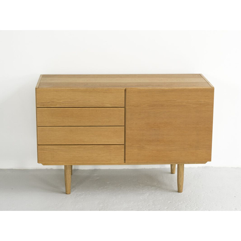 Vintage danish dresser in oak by Ib Kofod Larsen 1960