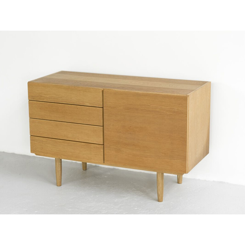 Commode vintage danoise en chêne de Ib Kofod Larsen 1960