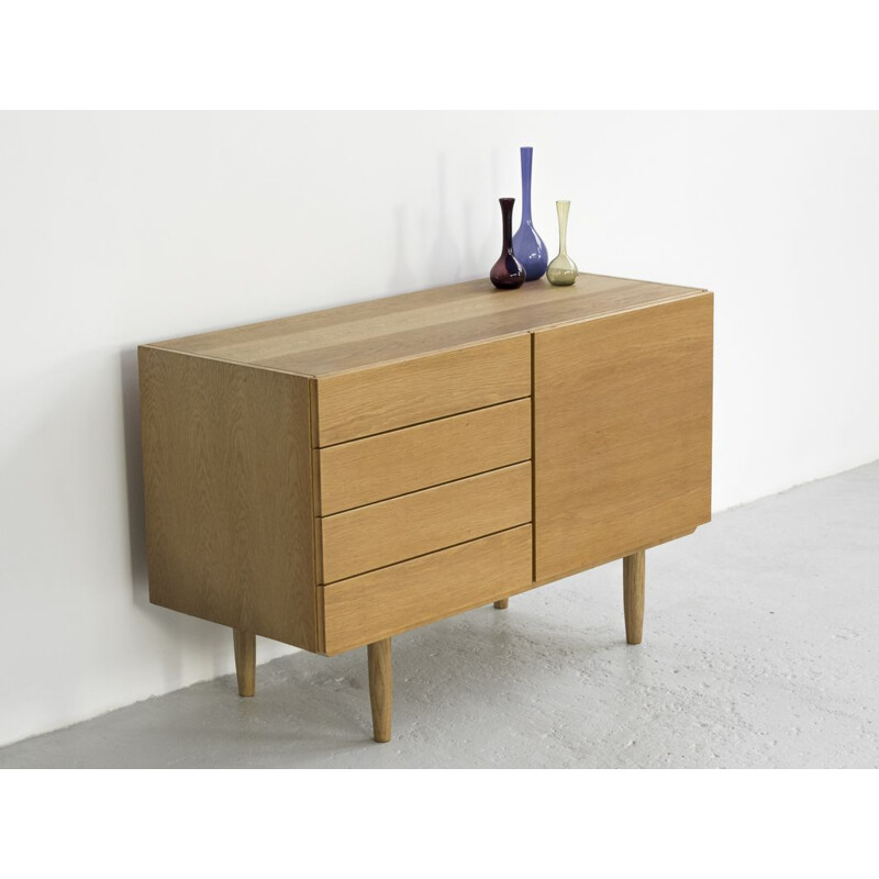 Vintage danish dresser in oak by Ib Kofod Larsen 1960