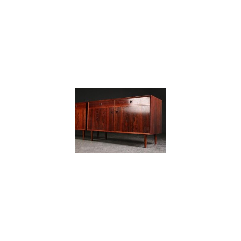 Pair of vintage sideboards for Dansk Mobelproducent in rosewood 1960