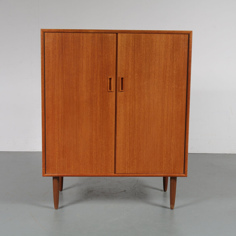 Vintage Dutch teak cabinet