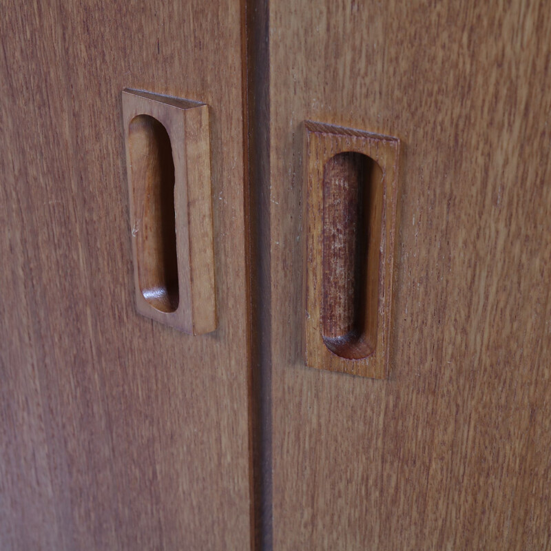 Vintage Dutch teak cabinet