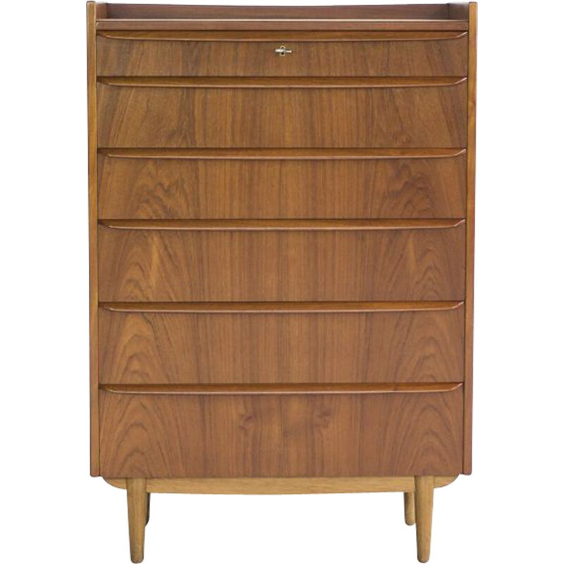 Vintage Danish chest of drawers in teak