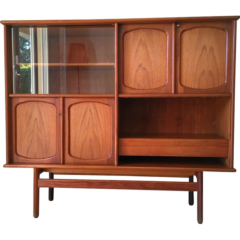 Vintage scandinavian sideboard for Gerhard Berg in teak 1960