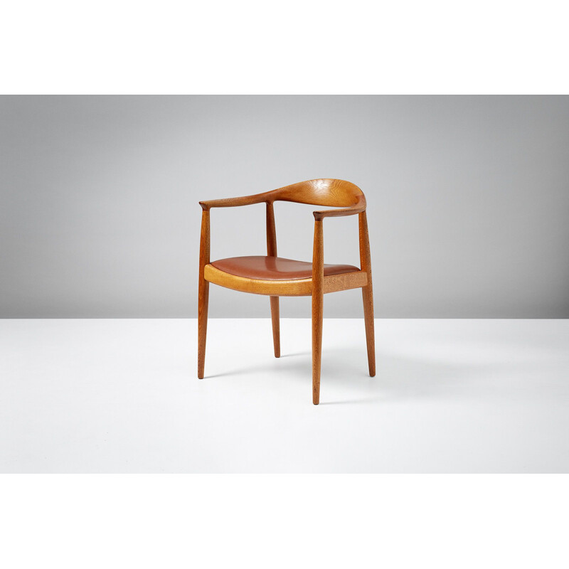 Vintage Jh-503 oak chair by Hans J. Wegner for Johannes Hansen, Denmark