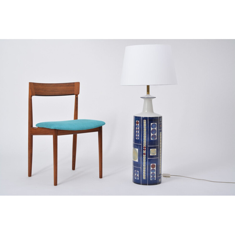 Vintage ceramic floor lamp by Ingelise Kofoed