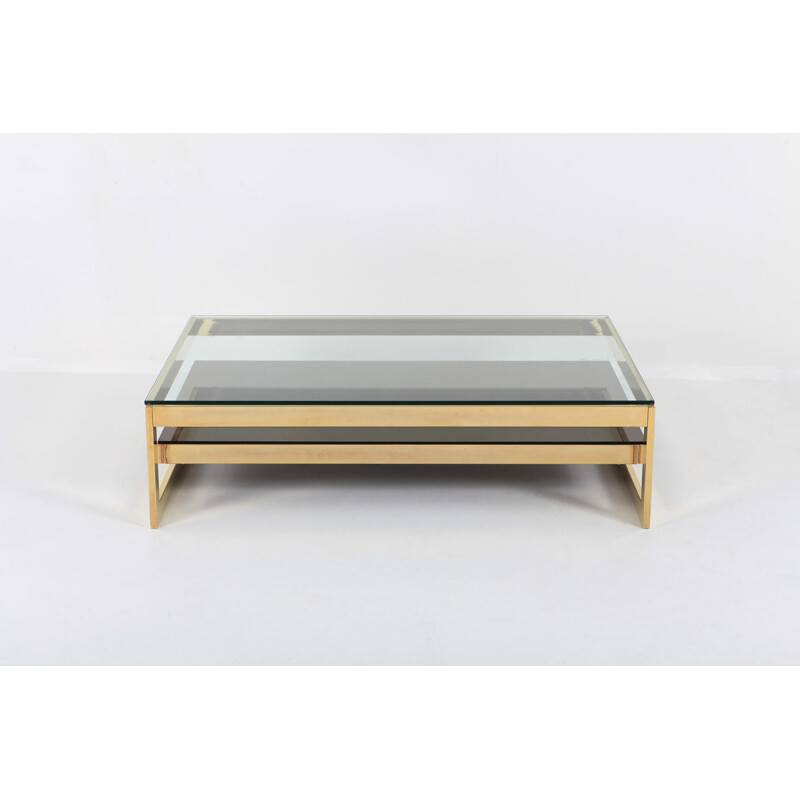 Vintage coffee table "Golden G" by Belgo Chrome