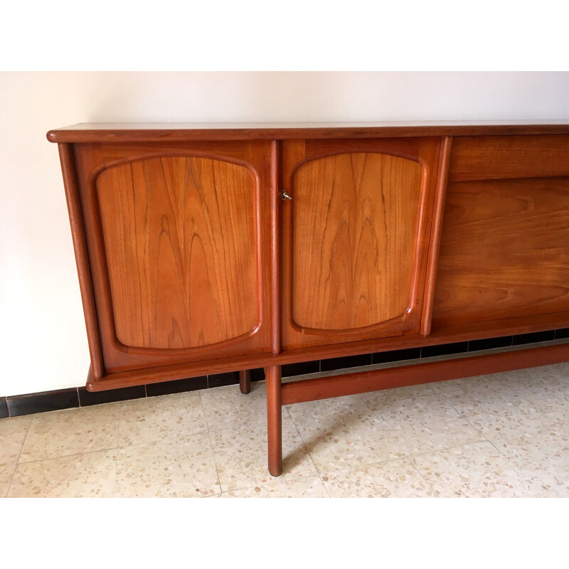 Enfilade vintage scandinave en teck par Gerhard Berg