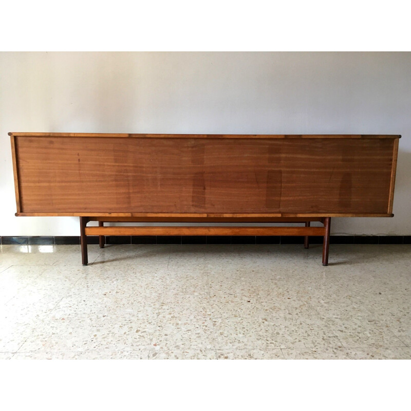 Vintage Scandinavian sideboard in teak by Gerhard Berg