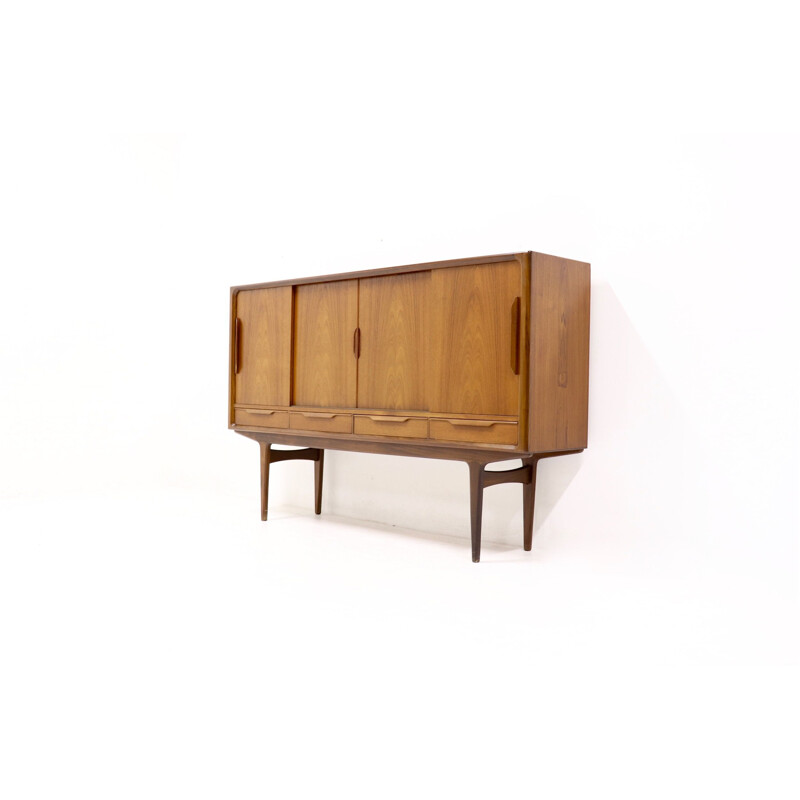 Vintage Danish highboard in teak