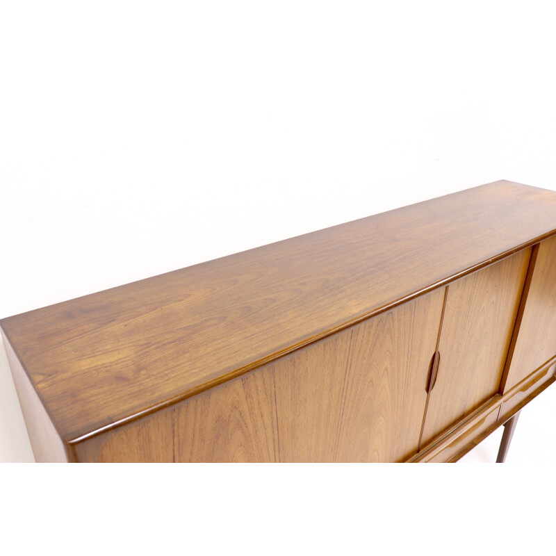 Vintage Danish highboard in teak