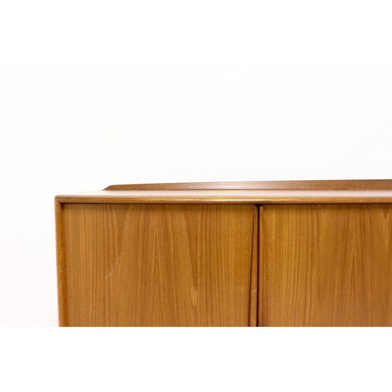 Vintage Scandinavian highboard in teak by Svend Aage Madsen for K. Knudsen & Søn