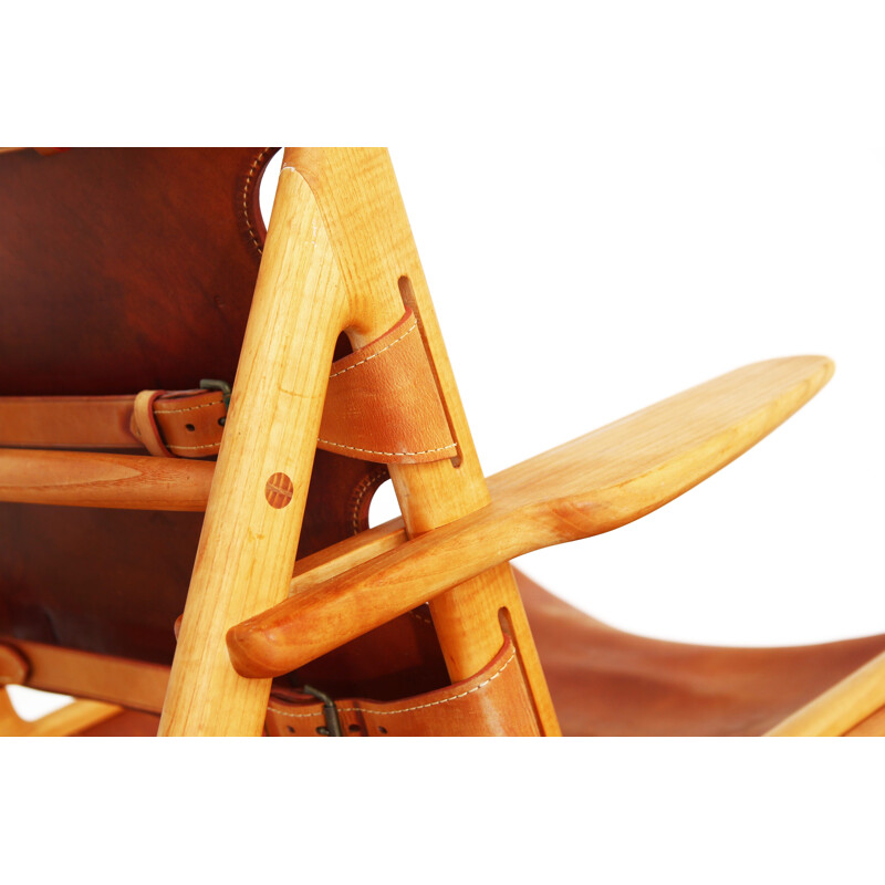 Paire de fauteuils vintage Hunting par Børge Mogensen pour Fredericia