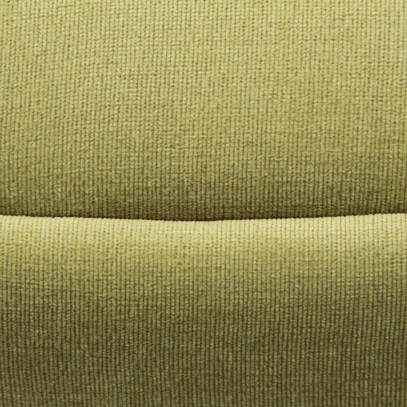 Pair of Italian armchairs in green velvet