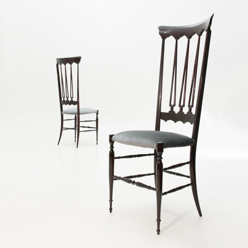 Pair of Chiavari chairs by Chiappe Guido