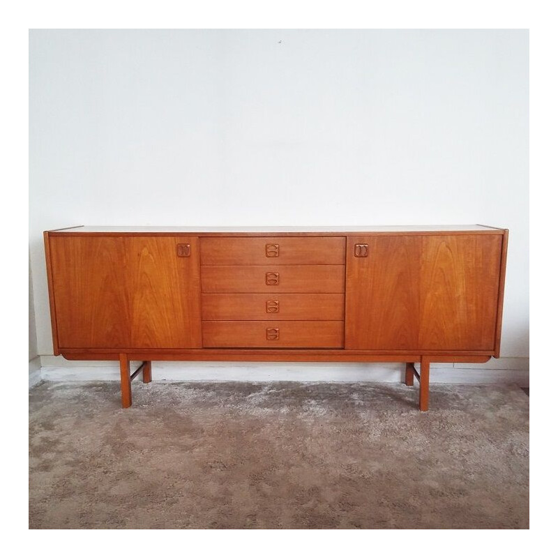 Vintage Scandinavian sideboard in teak