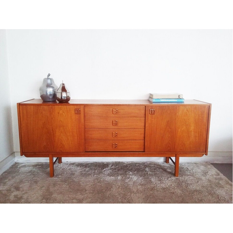 Vintage Scandinavian sideboard in teak