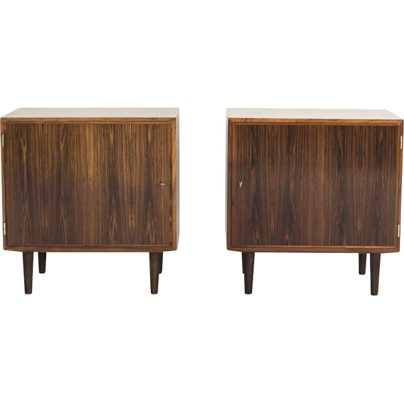 Pair of vintage cabinets by Hundevad in rosewood 1960