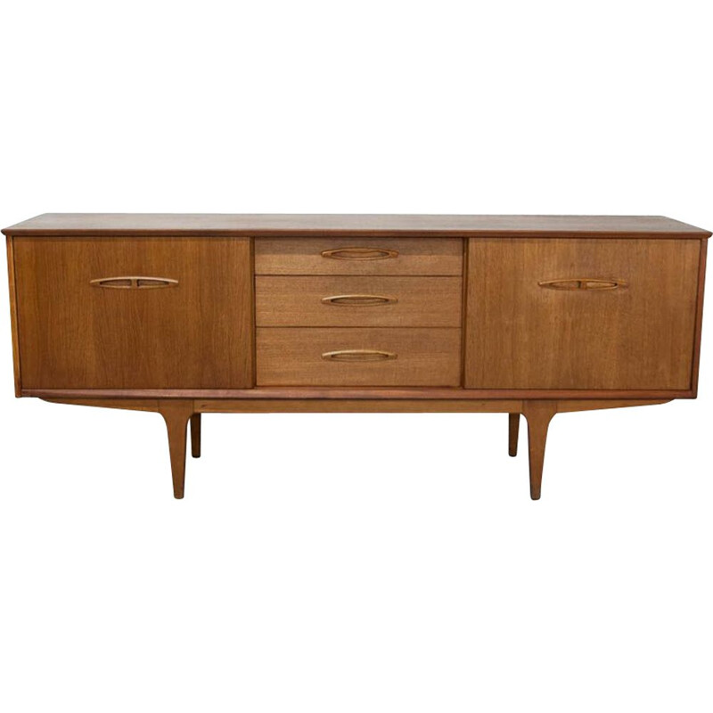 Vintage sliding sideboard for Jentique made in teak 1960