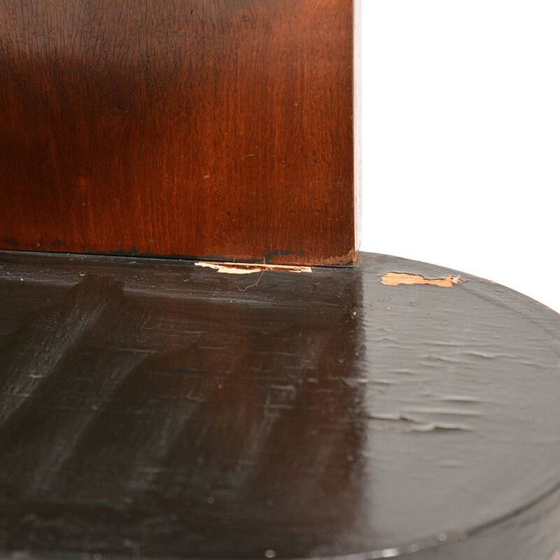 Mesa de toucador vintage com espelho de mogno