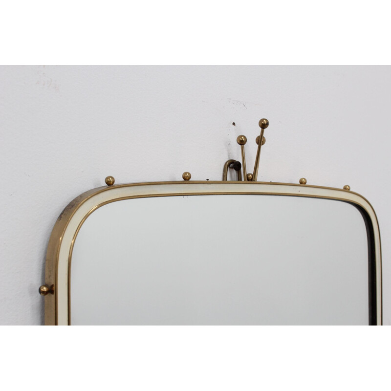 Vintage German mirror in brass