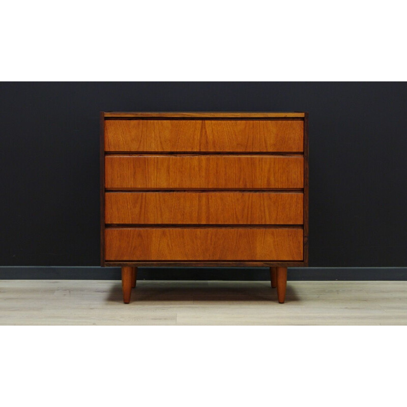 Vintage Danish chest of drawers in rosewood by ES Mobler