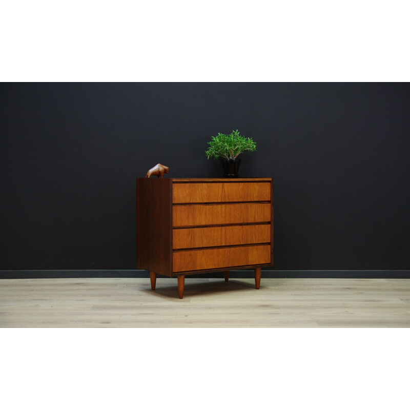 Vintage Danish chest of drawers in rosewood by ES Mobler