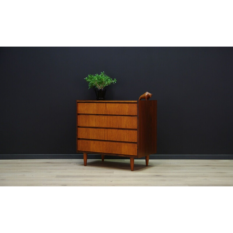 Vintage Danish chest of drawers in rosewood by ES Mobler