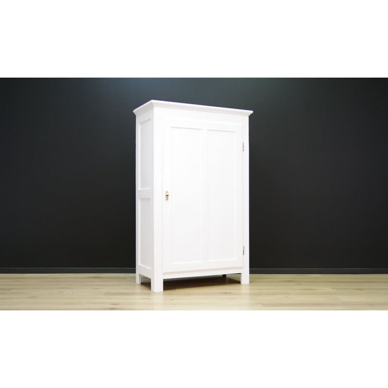 Vintage Scandinavian white wardrobe