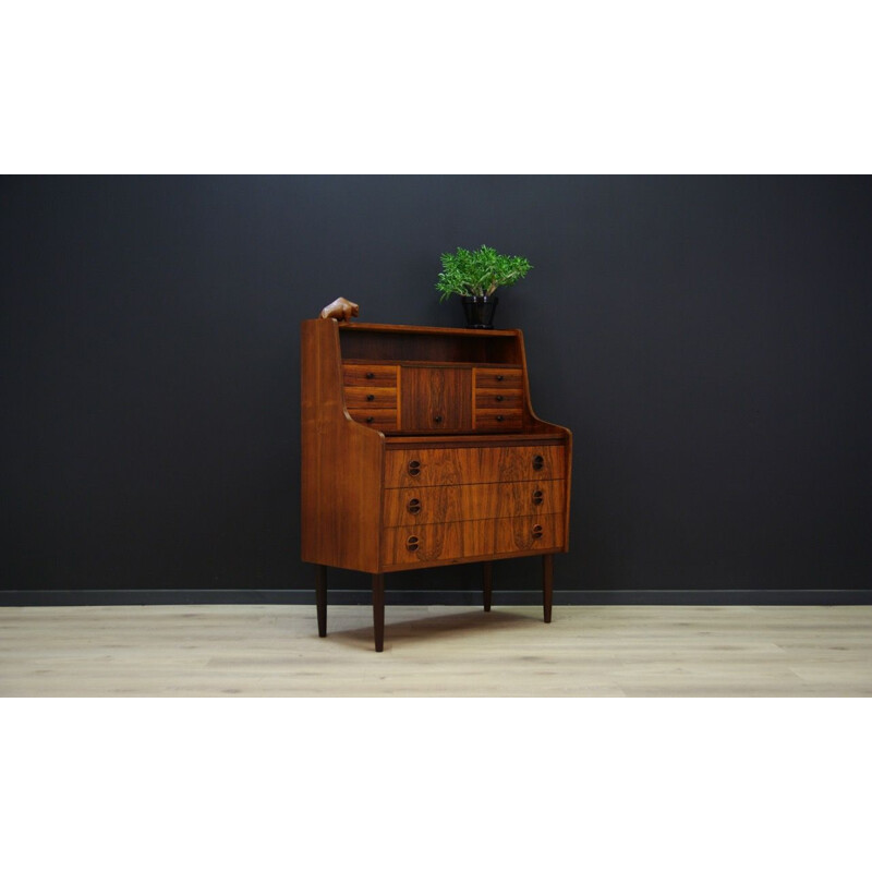 Vintage Scandinavian secretary in rosewood