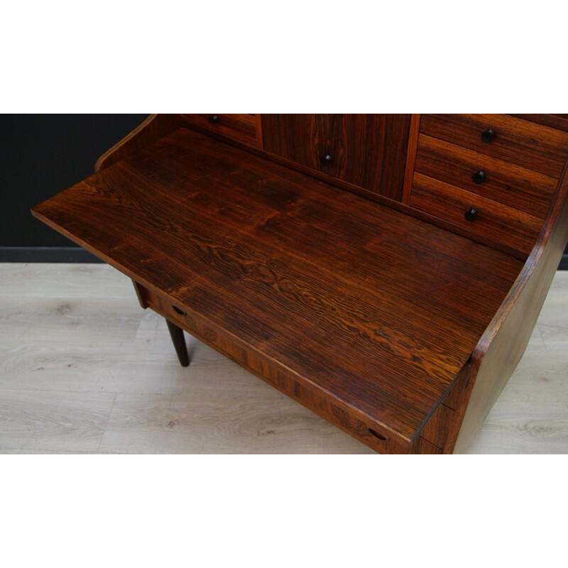 Secrétaire vintage scandinave en palissandre