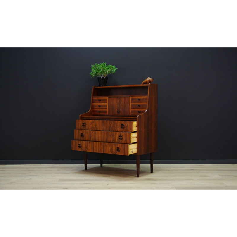 Vintage Scandinavian secretary in rosewood