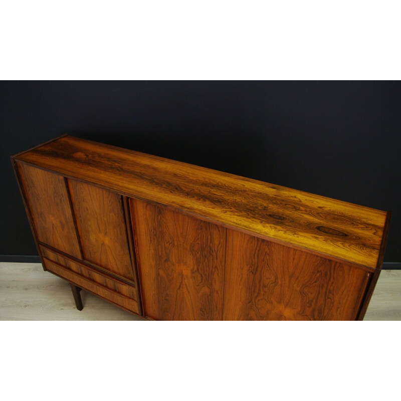 Vintage Scandinavian highboard in rosewood