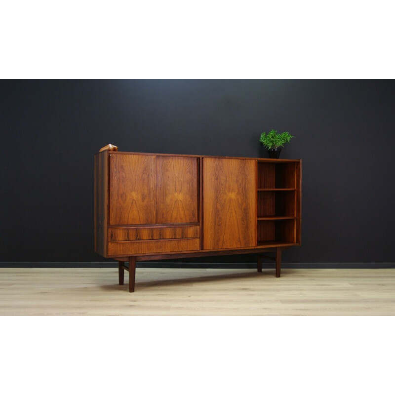 Vintage Scandinavian highboard in rosewood